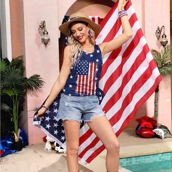 🇺🇸 Americana Tank Top 🇺🇸 - Picture 1 of 6